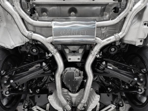 BMW X3 M40i X4 M40i sport exhaust cat back sound double valve performance G01 G02 LCI model Dähler Valve Controller carbon tips