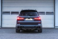 BMW X7 M50i dAHLer exhaust system valve controller tuning carbon spoiler forged wheels