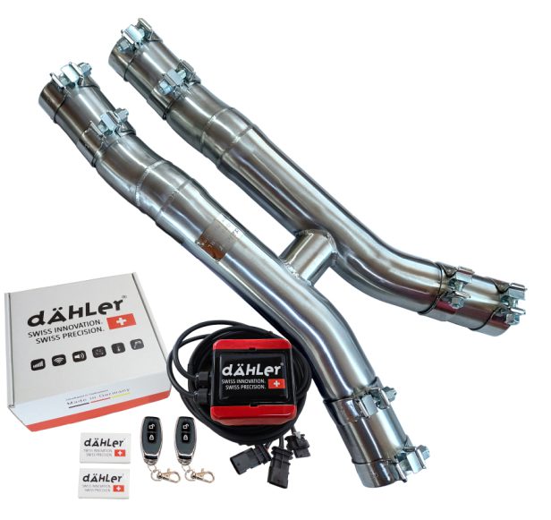 dÄHLer Sound-Plus Kit Exhaust H-Pipe IP68 rated Valve Controller BMW M2 M3 M4 CS G80 G87