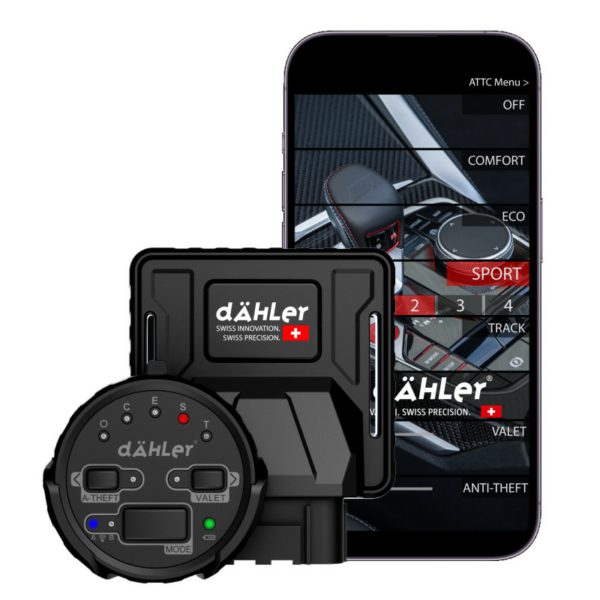 dÄHLer, dAHLer, ATTC, Anti-Theft Throttle Commander, Power Pedal, Pedal Commander, Pedal Box, Pedalbox, App Control, Immobilizer, Alarm, Tuning, BMW, BMW M,