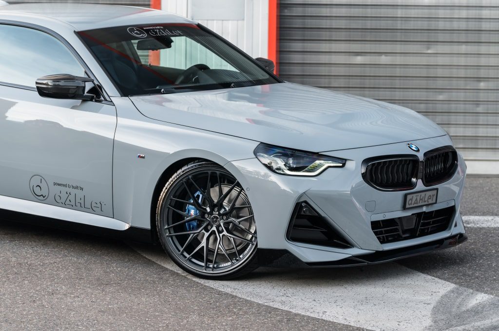 Dahler, Dähler, Daehler, BMW, Tuning, BMW M240i, G42, Exhaust, Engine Tune, Sound, Wheels, Forged, Lowering, Springs, USA, KIES, Valve Controller, spoiler, splitter, carbon,