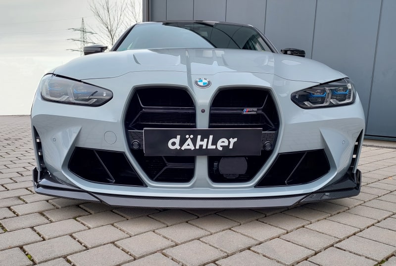 dÄHLer 5 piece Carbon Fiber Front Splitter for BMW G80 G81 M3 G82 G83 M4