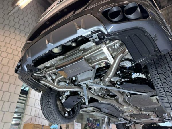 BMW X5 X6 X7 M60i sport exhaust system cat back S68 engine catless downpipe dAHLer tuning sound