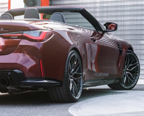 BMW M4 Convertible G83 by dÄHLer BMW M4 Convertible G83, dÄHLer tuning, exhaust system, forged wheels, lowering springs, engine tune, carbon front lip, splitter, valve controller, dahler bmw