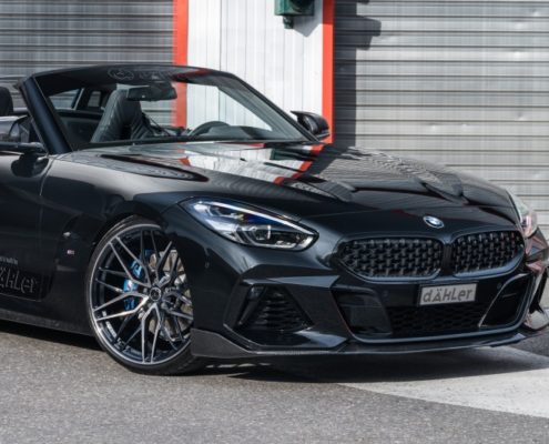BMW Z4 Roadster G29 dähler dahler Tuning forged wheels engine tune exhaust valve controller wind deflector made in Germany tüv front lip carbon fiber