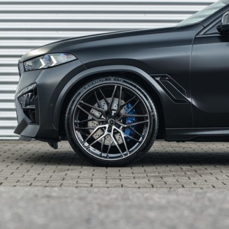 BMW X6M F96 LCI, 2024, dÄHLer tuning, exhaust system, forged wheels, lowering springs, engine tune, carbon front lip, splitter, valve controller, dahler attc, pedal bmw, carbon front lip, splitter, spoiler