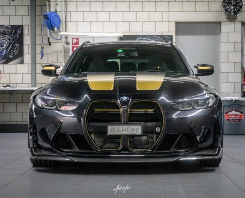 dahler tuning bmw g80 g81 m3 g82 g83 m4 exhaust valve controller forged wheels lowering carbon front spoiler lip splitter