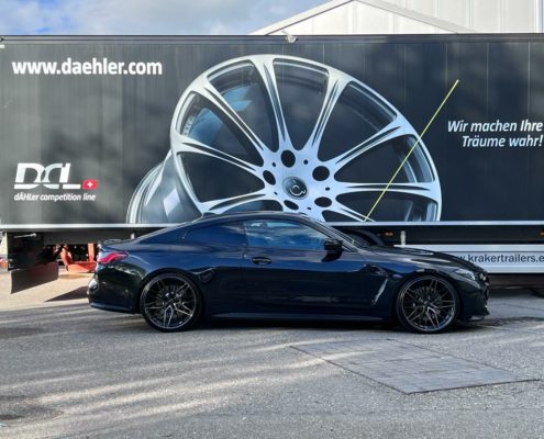 BMW G82 M4 Competition by dÄHLer dahler tuning bmw g82 m4 competition exhaust valve controller forged wheels lowering carbon front spoiler lip splitter