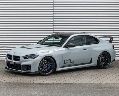 BMW M2 G87 by dÄHLer BMW 2 series M2 G87 3 piece dAHLer carbon front lip, forged wheels, exhaust system, engine tune, valve controller