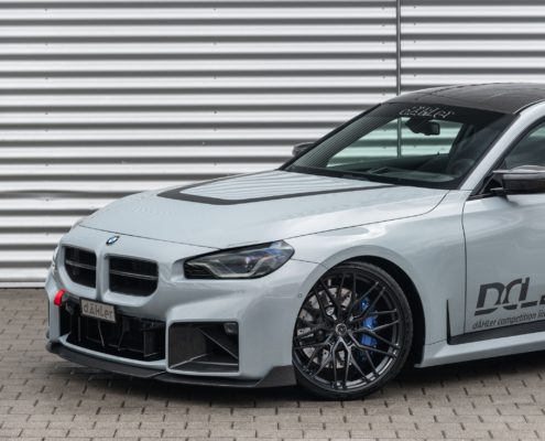 BMW M2 G87 by dÄHLer BMW M2 G87 tuning, exhaust system, engine tune, forged wheels, front spoiler, carbon splitter, valve controller, dähler
