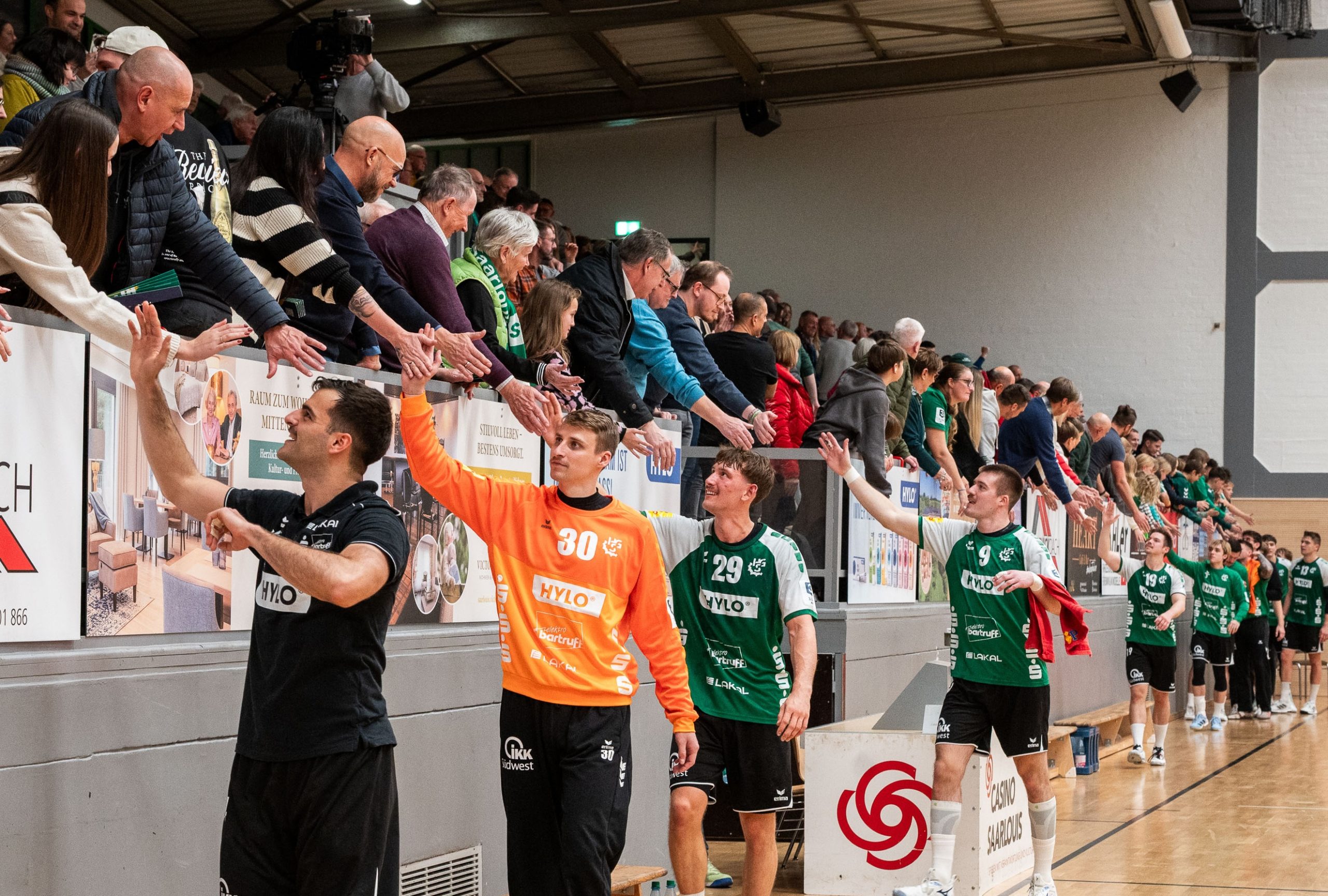 HG Saarlouis Handball Regionalliga 2. Bundesliga dÄHLer sponsor