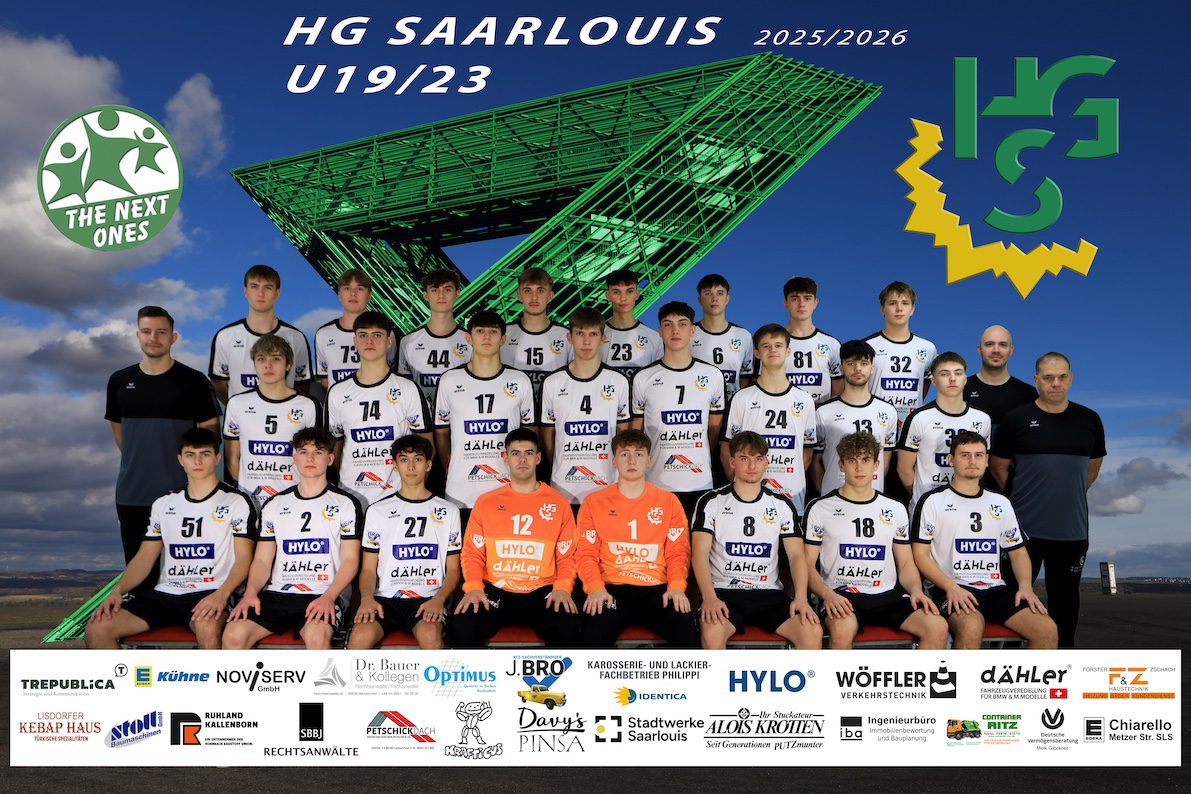 HG Saarlouis Handball Regionalliga 2. Bundesliga dÄHLer sponsor