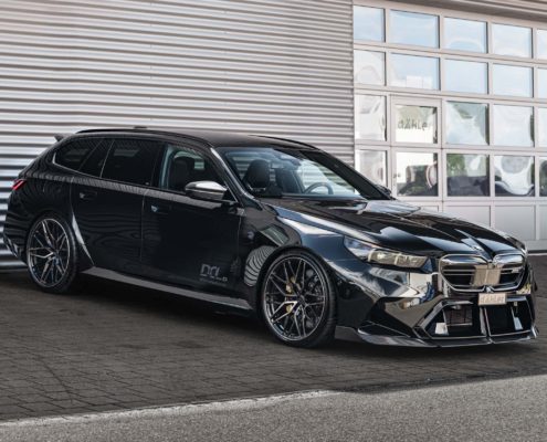 BMW M5 G99 Touring Wagon tuning exhaust system forged wheels carbon front lip valve controller attc anti theft gas pedal commander