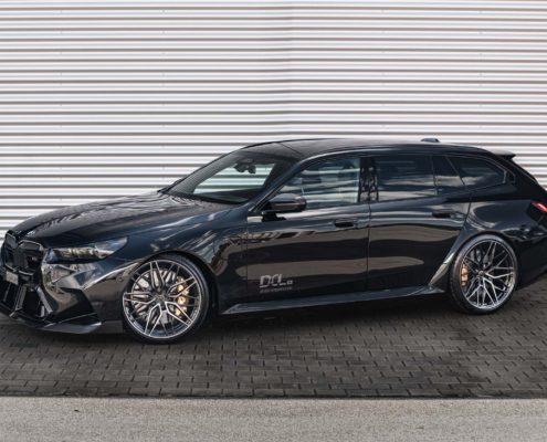 BMW M5 G99 Touring Wagon tuning exhaust system forged wheels carbon front lip valve controller attc anti theft gas pedal commander