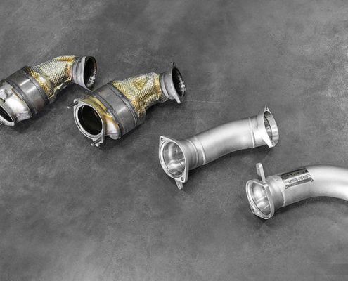 Catless downpipes BMW X7 LCI G07 M60i Dähler S68 engine X5 X6 X5M X6M