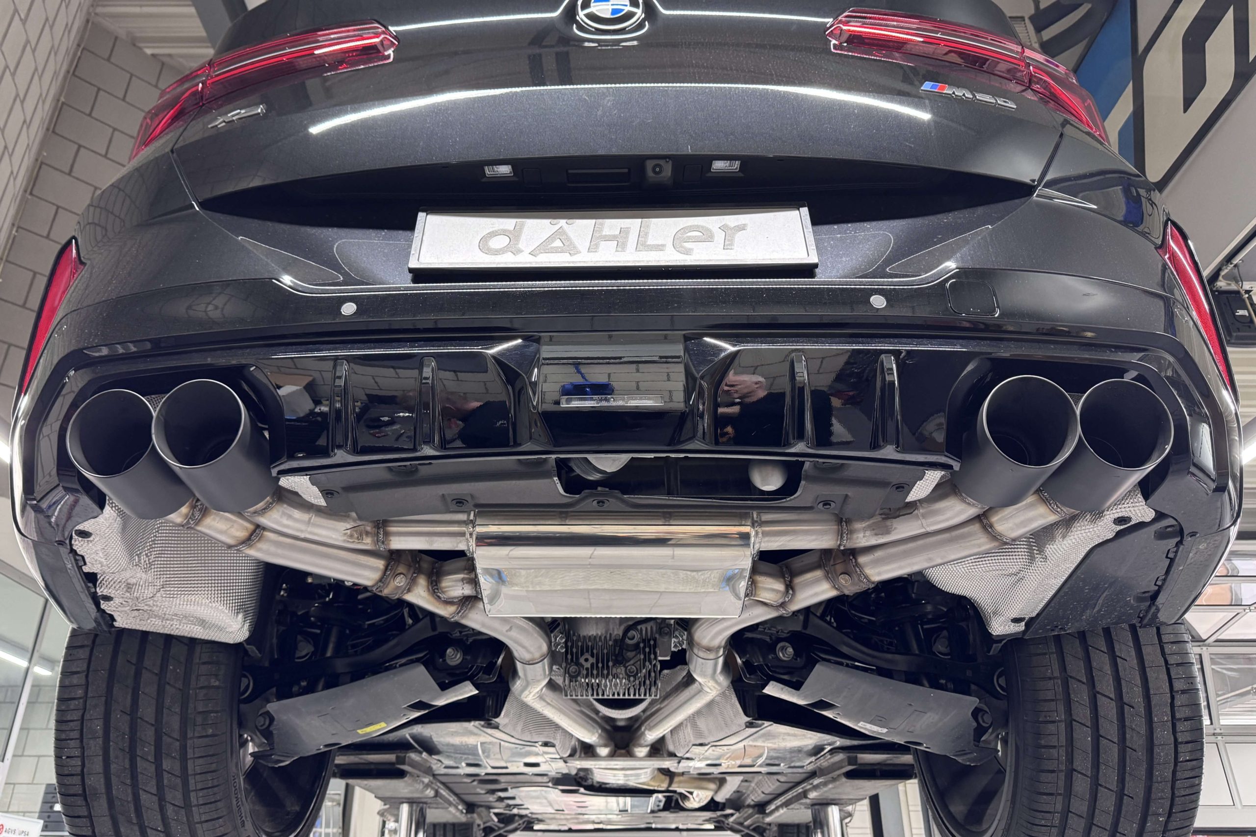 BMW X3 M50 exhaust system G45 sport sound tuning