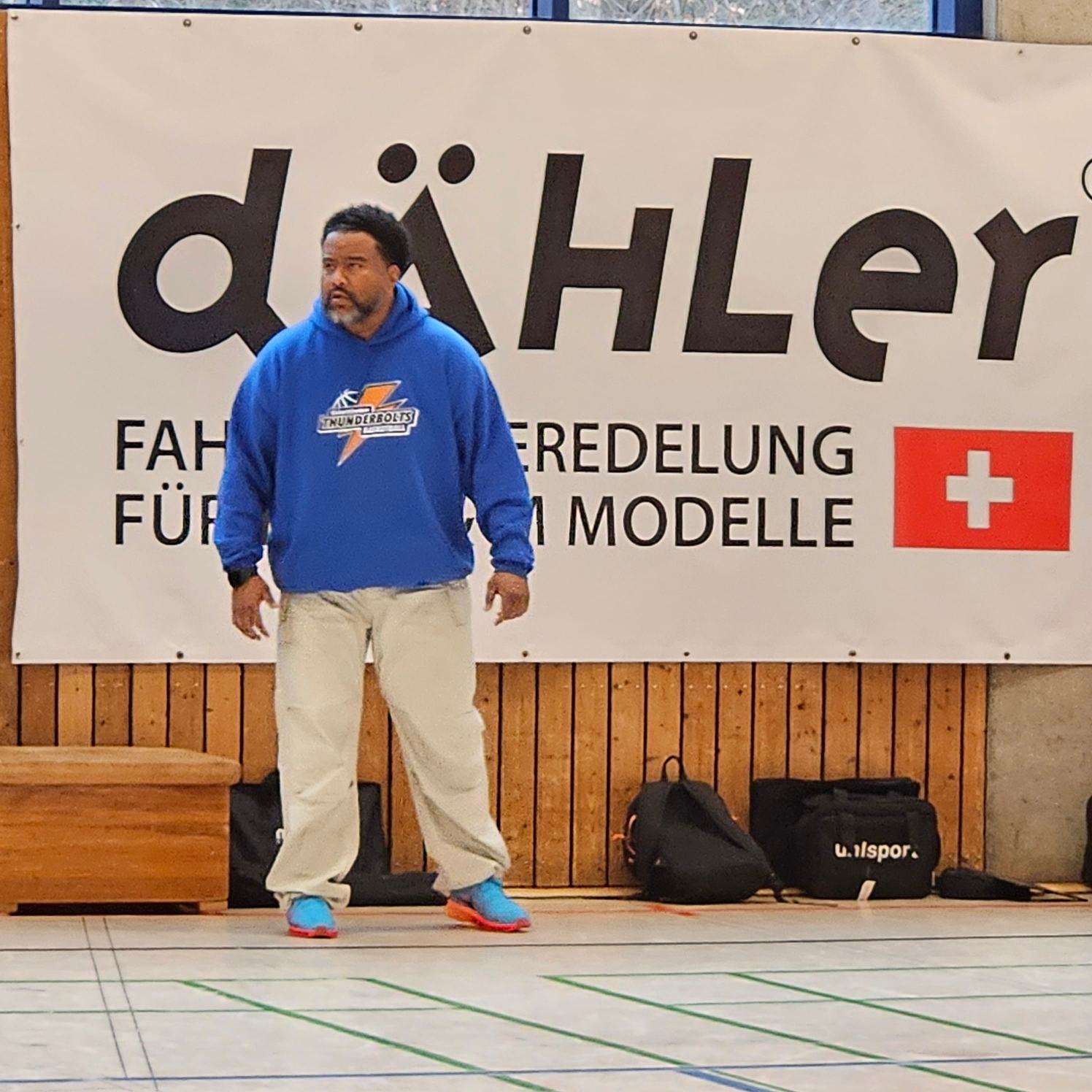 KL Thunderbolts Coach Darryl Johnson Basketball Thunderbolts