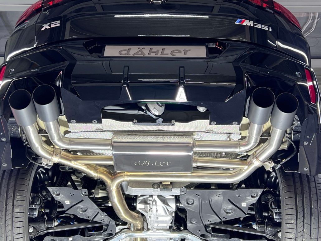 dÄHLer sport exhaust system BMW X2 M35i U10