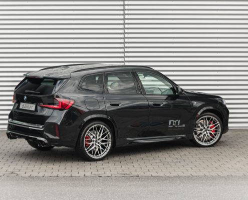 BMW X1 U11 with dÄHLer Forged Wheels BMW X1 U11 tuning, sport exhaust, wheels, lowering, anti-theft, valve controller, front spoiler lip
