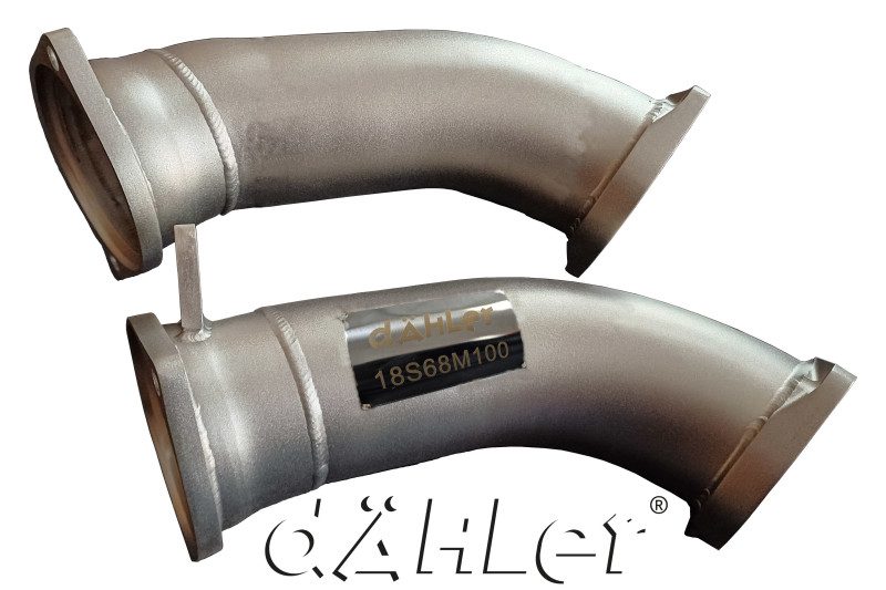 Dahler downpipes for secondary catalysts BMW M5 G90 G99